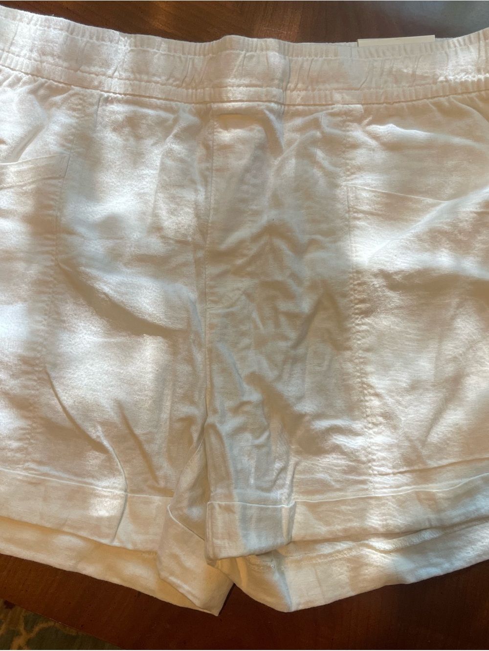 New! Old Navy Women’s White Linen Soft Cozy Shorts NWT